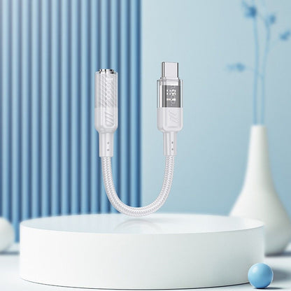 USB-C to 3.5mm Audio Adapter HOCO LS37, Gray