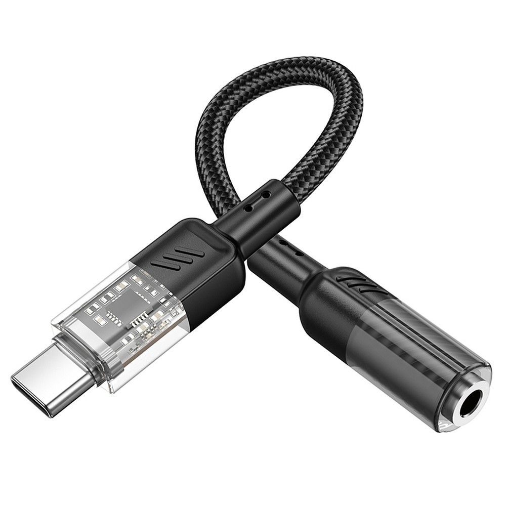 USB-C to 3.5mm Audio Adapter HOCO LS37, Black