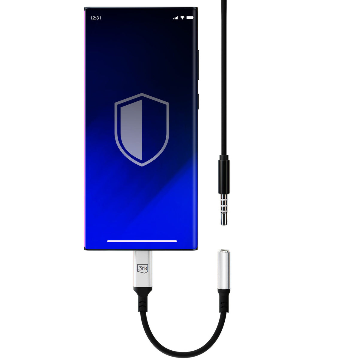 Προσαρμογέας Ήχου USB-C - 3.5mm 3MK, Ασημί