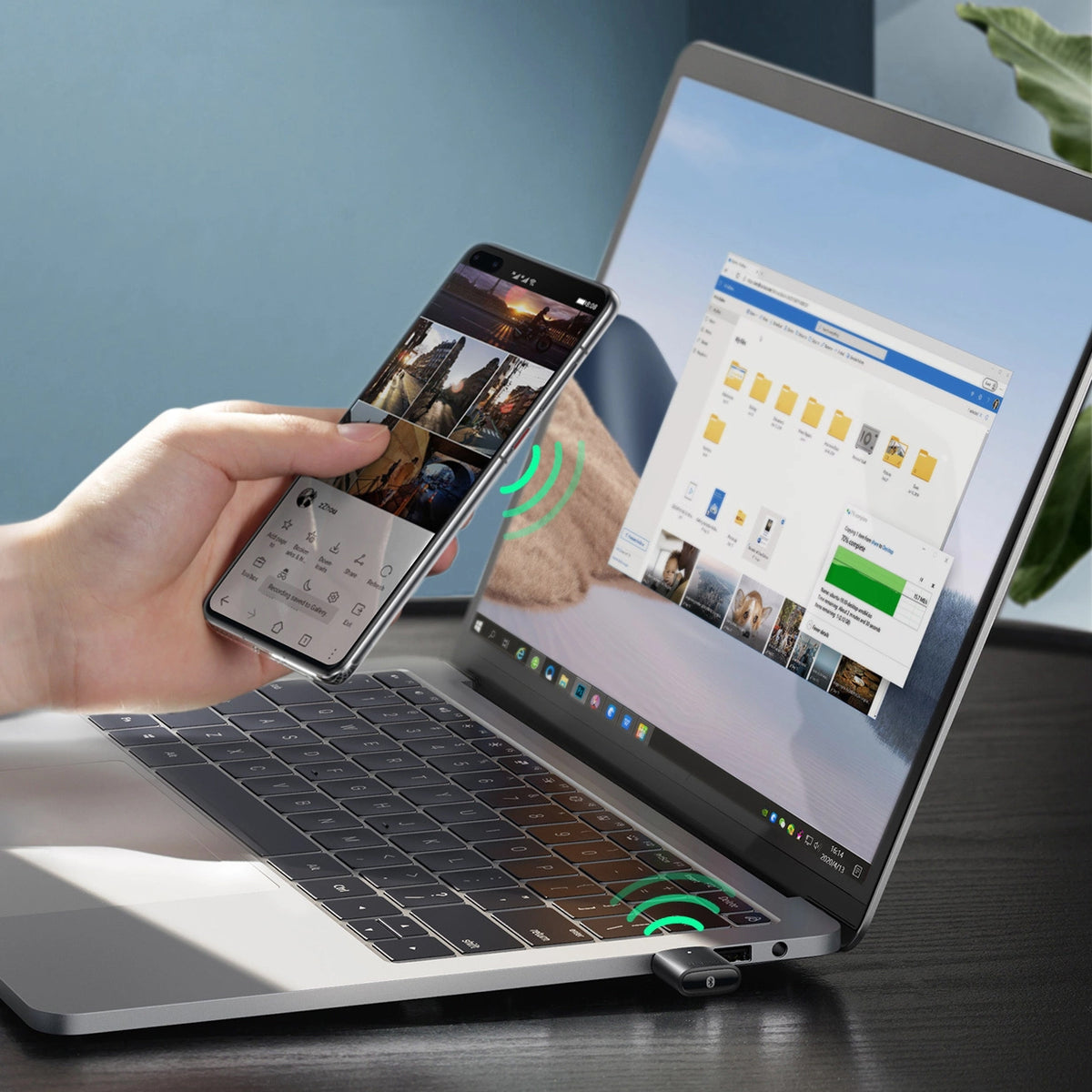 USB Bluetooth προσαρμογέας UGREEN CM390 (80889), Μαύρο