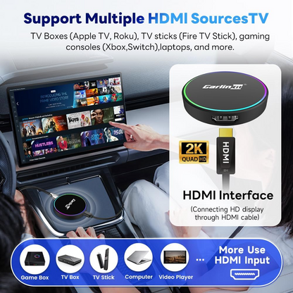 Αντάπτορας Carplay / Android Auto Wireless Carlinkit HD2CP Pro για Apple iPhone / Android Series