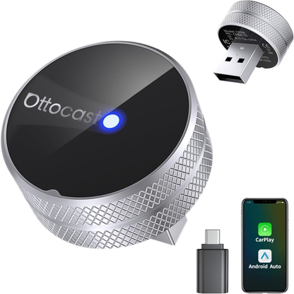Ασύρματος προσαρμογέας Carplay / Android Auto Ottocast Mini Slim Tube για Apple iPhone / Android Series CP88-T4