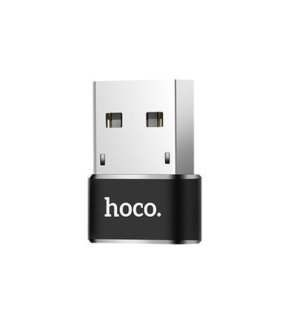 USB-C to USB-A Data and Charging Adapter HOCO UA6, Black