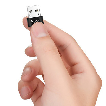 USB-C to USB-A Data and Charging Adapter HOCO UA6, Black
