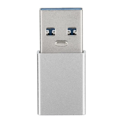 USB-C to USB-A Data and Charging Adapter Blue Star, White