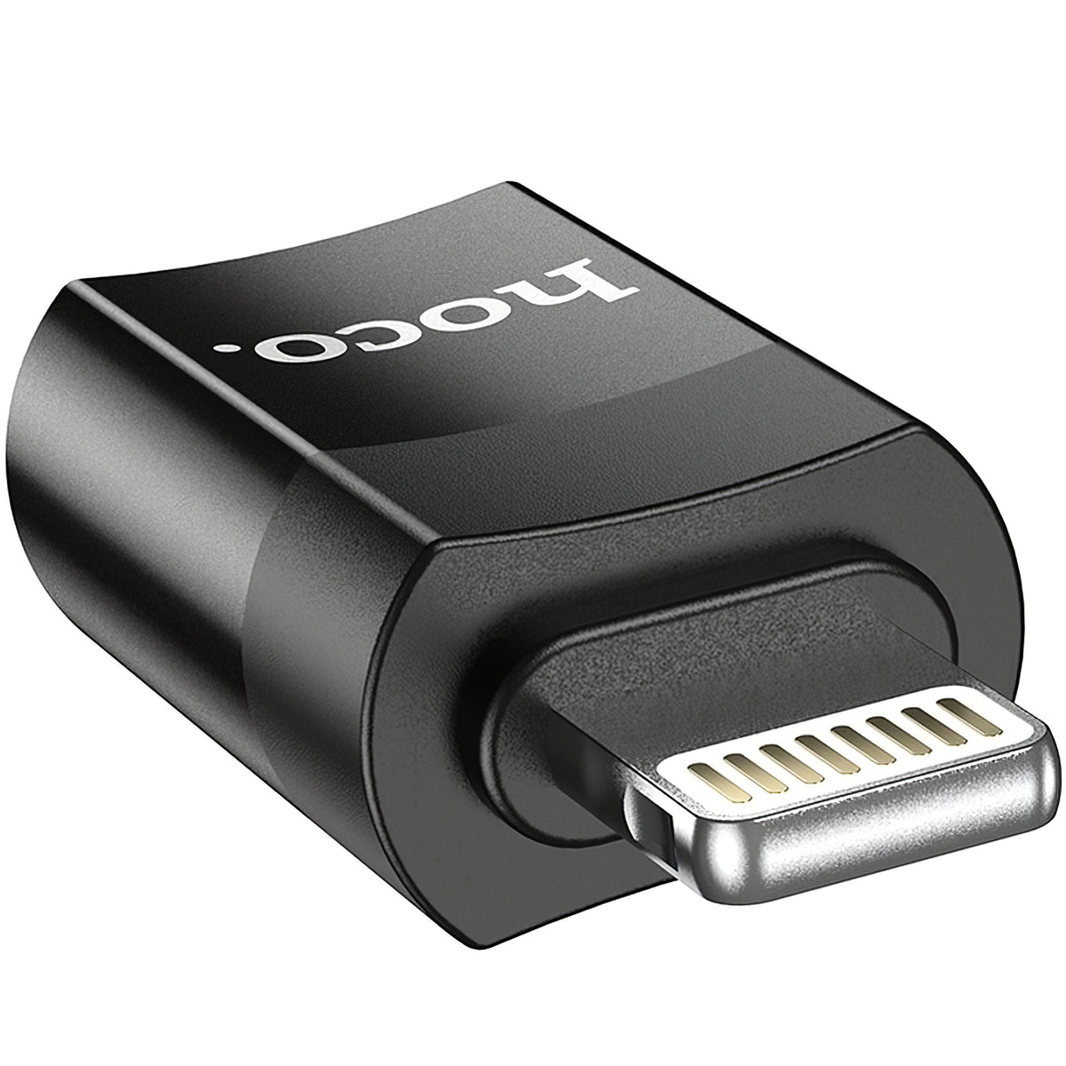 Data and Charging Adapter USB-C - Lightning HOCO UA17, Black 