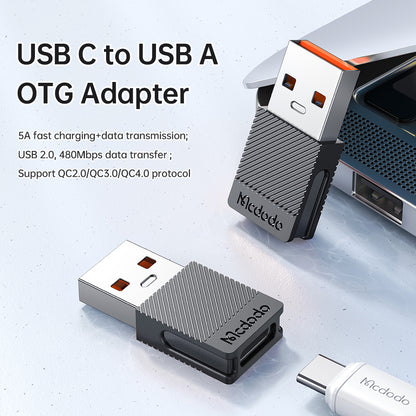 USB-C to USB-A Data and Charging Adapter McDodo OT-6970, Black
