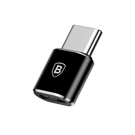 Αντάπτορας Δεδομένων και Φόρτισης microUSB - USB-C Baseus, Μαύρο CAMOTG-01