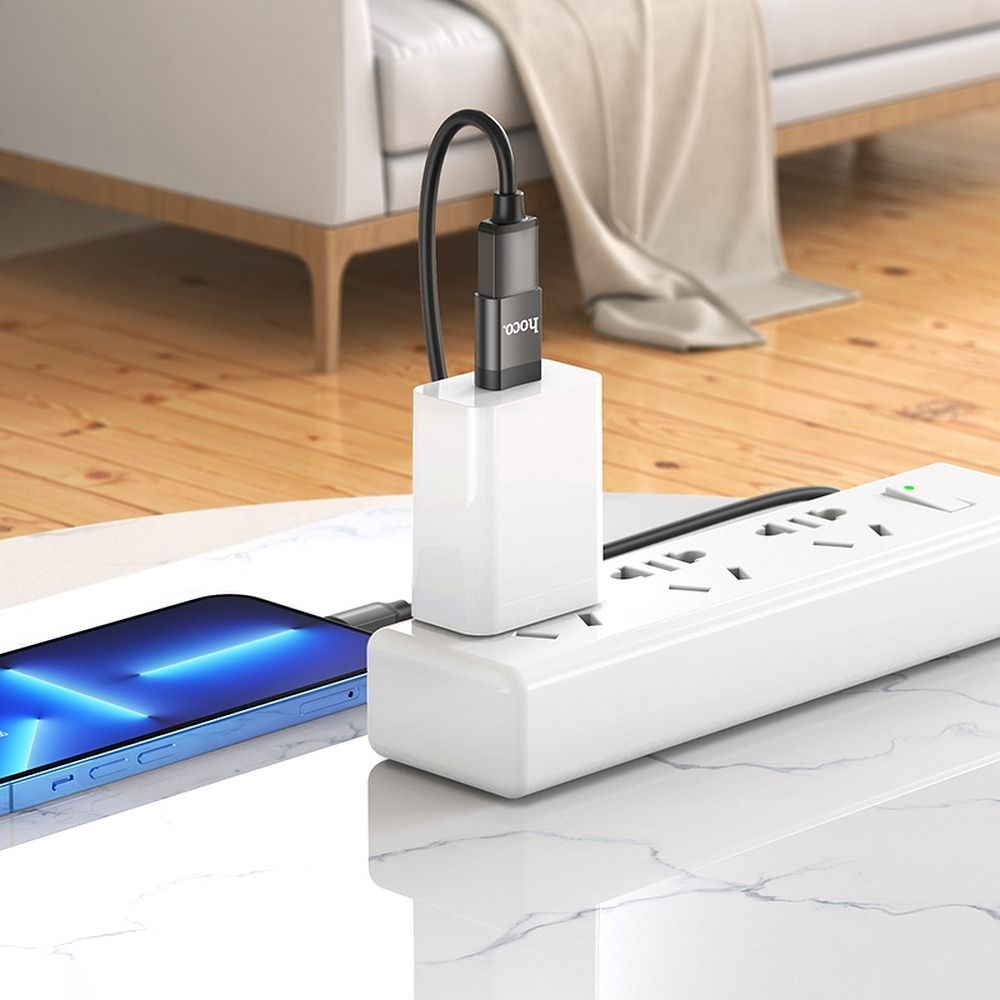 OTG Adapter USB-C to USB-A HOCO UA17, Black