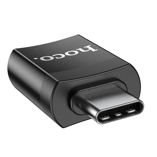 OTG Adapter USB-C to USB-A HOCO UA17, Black