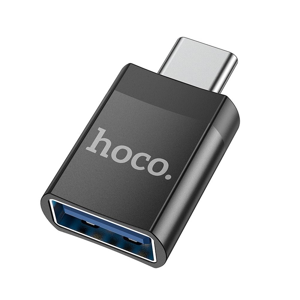 OTG Adapter USB-C to USB-A HOCO UA17, Black
