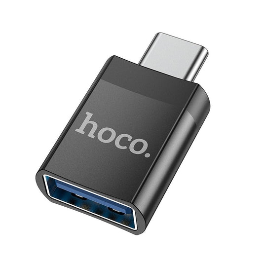 OTG Adapter USB-C to USB-A HOCO UA17, Black