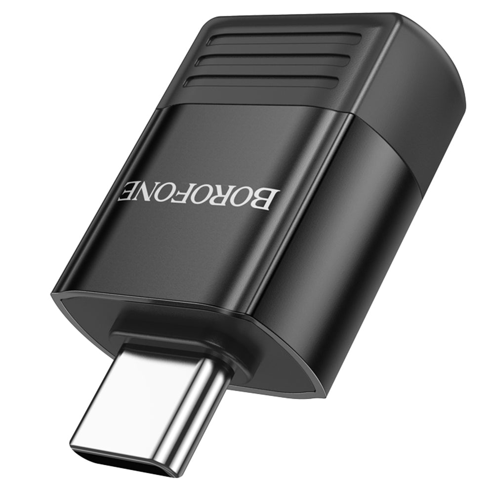 OTG USB-C to USB-A Adapter Borofone BV18, Black