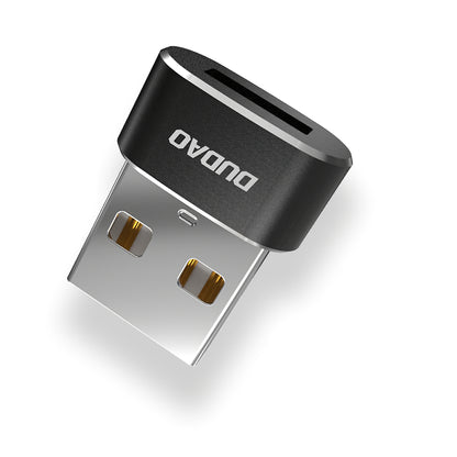 Προσαρμογέας Δεδομένων και Φόρτισης USB-C - USB-A Dudao L16AC, Μαύρο