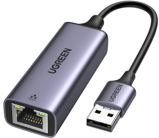 Κάρτα Δικτύου UGREEN CM209, RJ45, USB, Γκρι