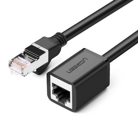 Παράταση Καλωδίου Δικτύου UGREEN NW112, RJ45 - RJ45, 1m, Μαύρο