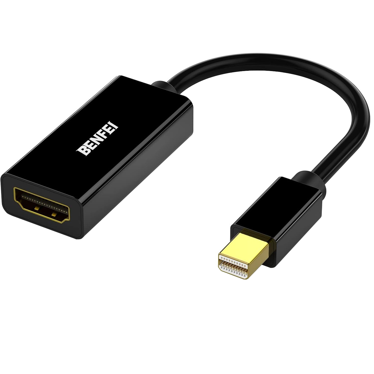 Προσαρμογέας Βίντεο Benfei, MiniDisplayPort - HDMI, 1080P, Μαύρο