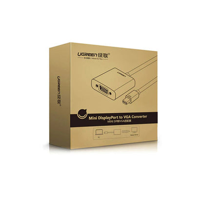 UGREEN Video Adapter, MiniDisplayPort - VGA, 1080P, Black