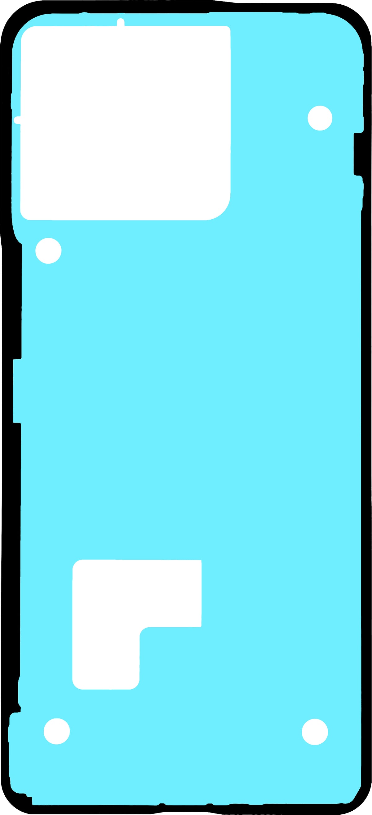 Motorola Edge 70 Battery Cover Adhesive, Service Pack 5D78C31618