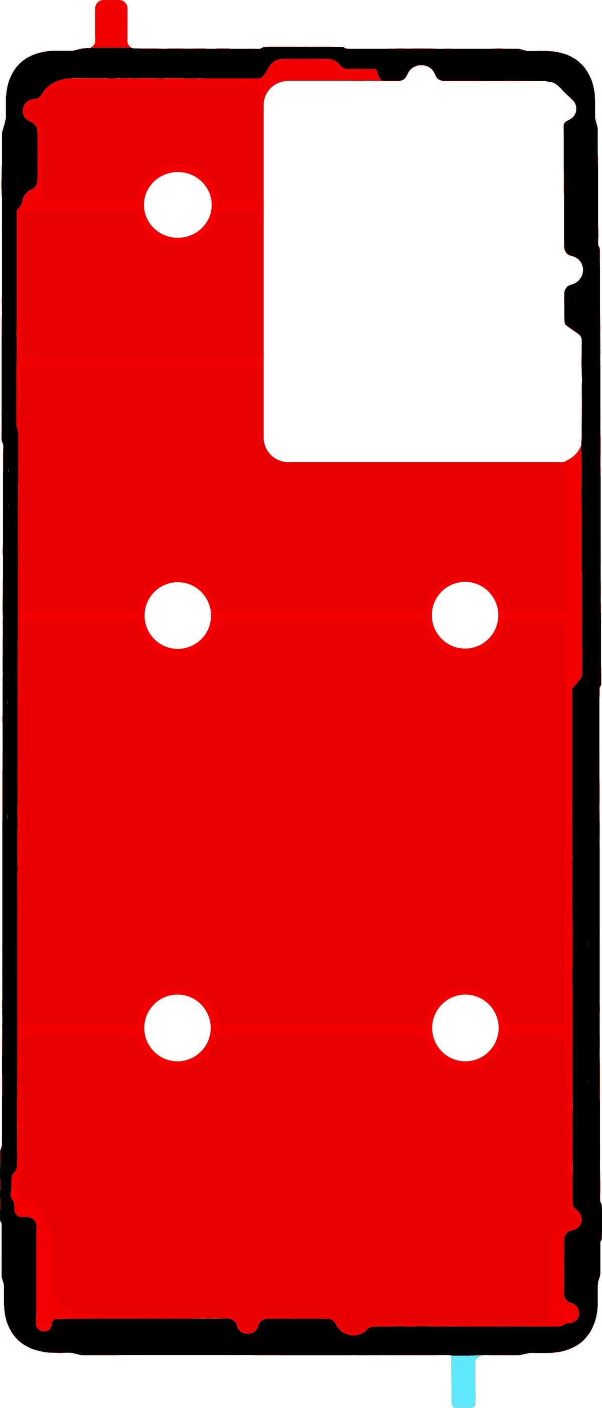 Battery Cover Adhesive Realme GT 7T, Service Pack 612717000521