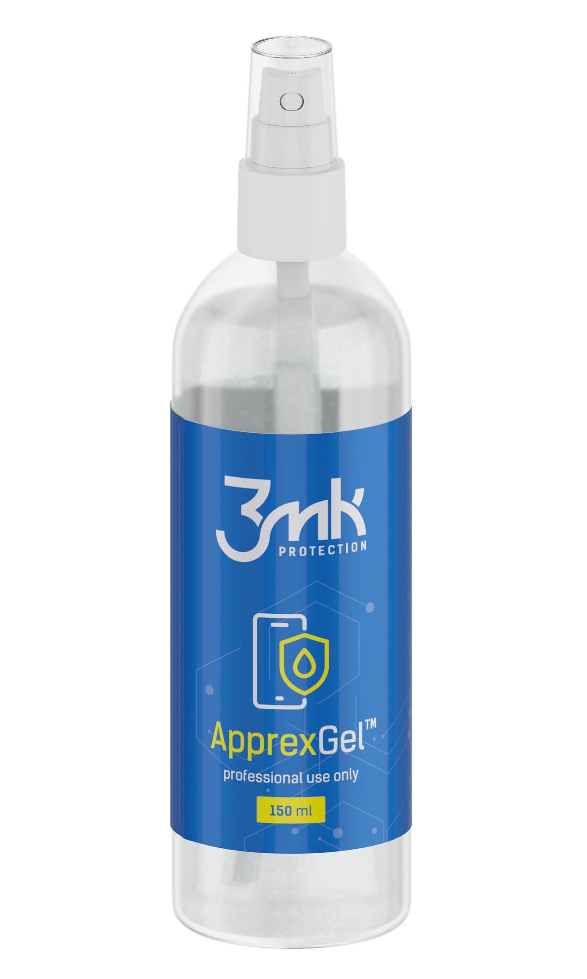 Διάλυμα τζελ 3MK ApprexGel για την τοποθέτηση προστατευτικής μεμβράνης από πλαστικό / σιλικόνη, 150 ml