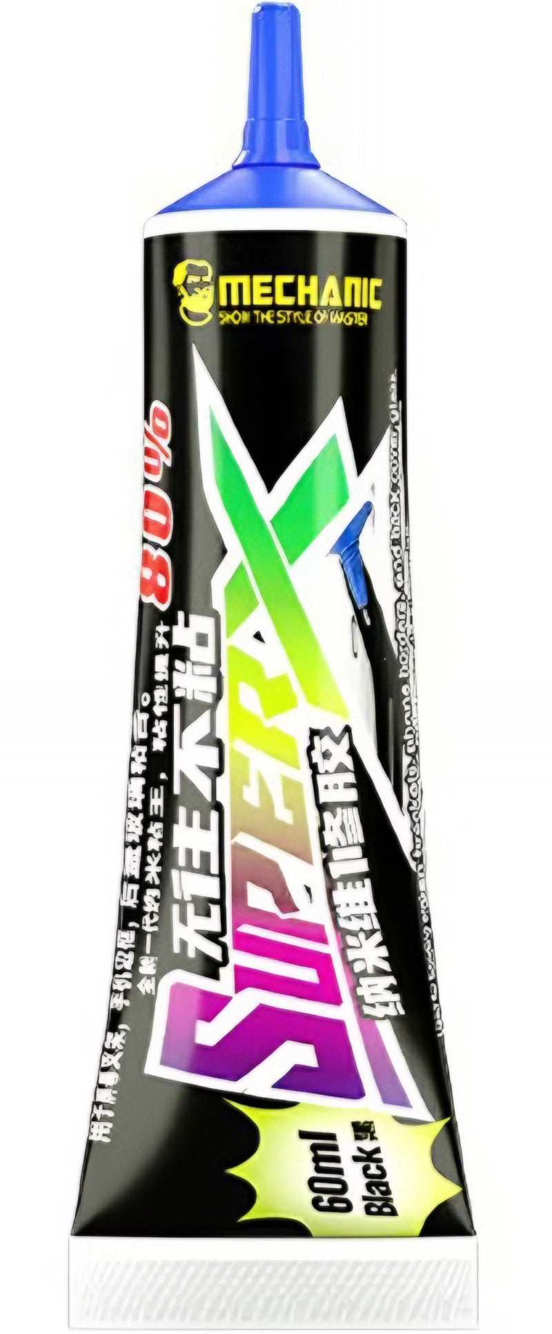 Υγρή Κόλλα Mechanic Super X, 60ml, Μαύρο