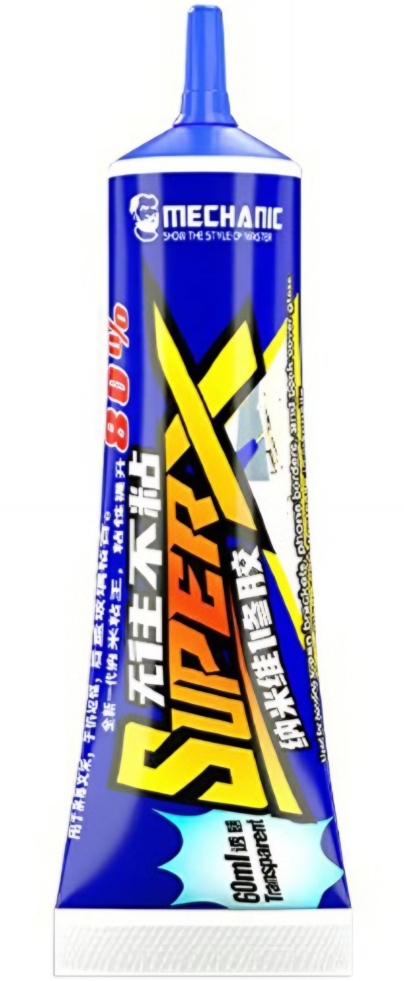 Υγρή Κόλλα Mechanic Super X, 60ml, Διαφανές