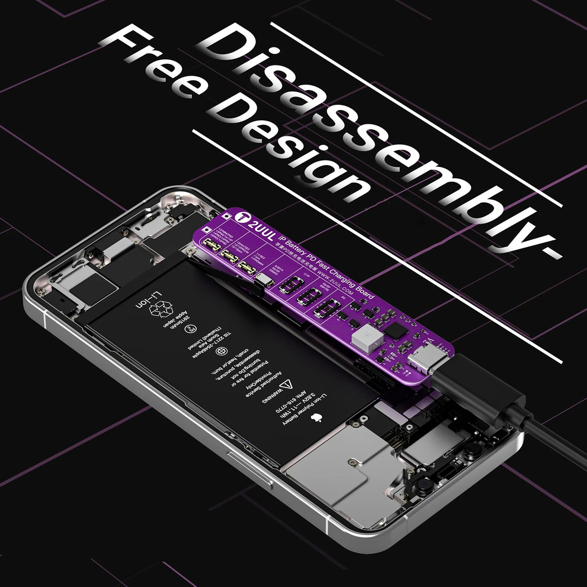 Τροφοδοτικό Πλακέτας 2UUL BT01 για Apple iPhone 6 - 15 Pro Max Series