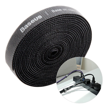 Baseus Circle Cable Organizer, Velcro, 3m, Black ACMGT-F01