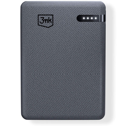 Εξωτερική Μπαταρία 3MK Pocket, 5000mAh, 12W, 1 x USB-C, Γκρι