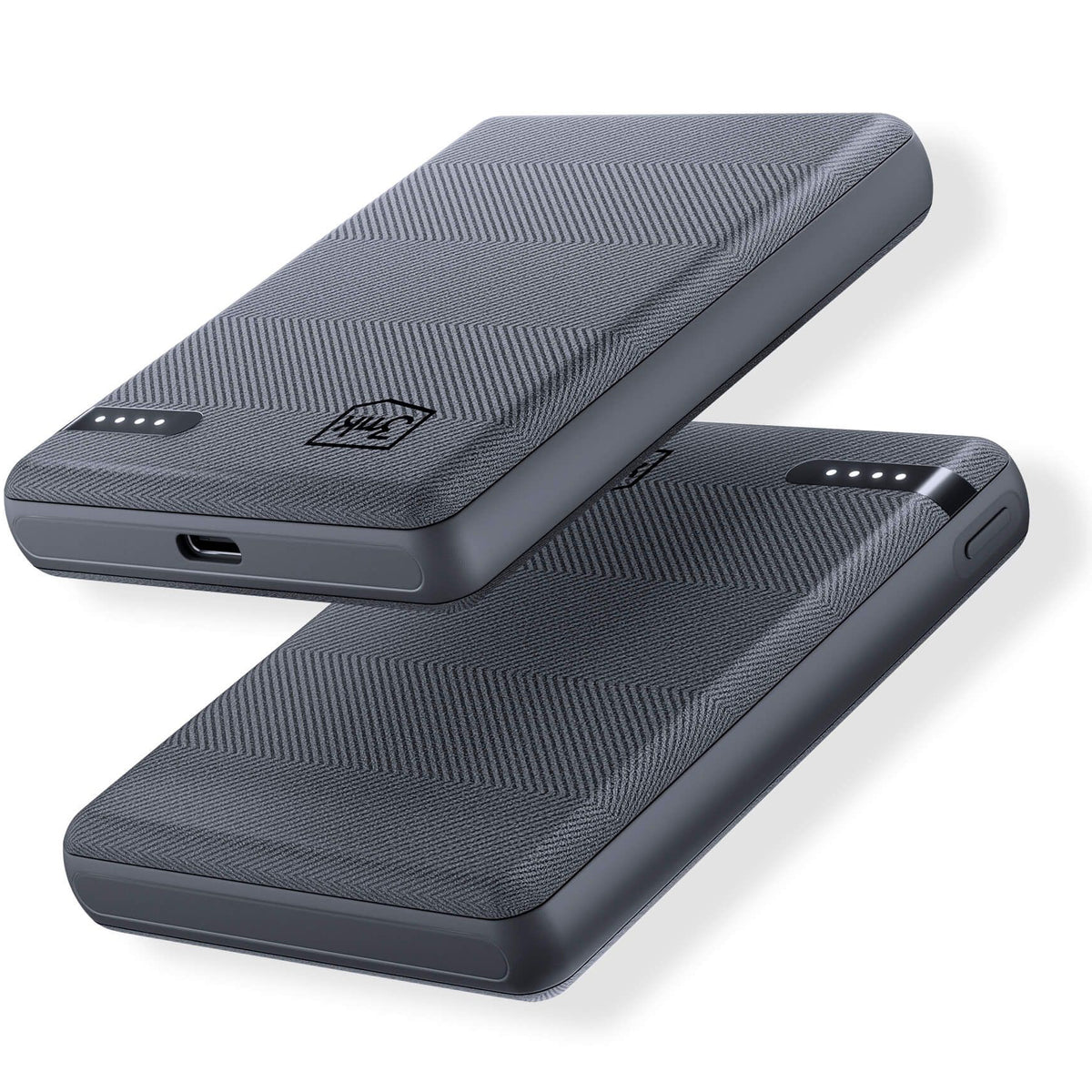 Εξωτερική Μπαταρία 3MK Pocket, 5000mAh, 12W, 1 x USB-C, Γκρι