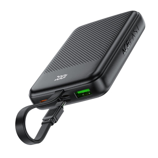 Εξωτερική Μπαταρία Acefast M13, 10000mAh, 22.5W, QC + PD, 1 x USB-A - 2 x USB-C, Μαύρη