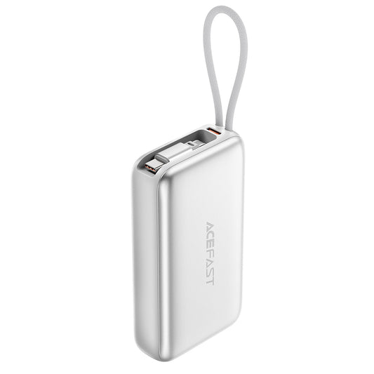 Εξωτερική Μπαταρία Acefast M32, 10000mAh, 35W, PD, 2 x USB-C, Ασημί