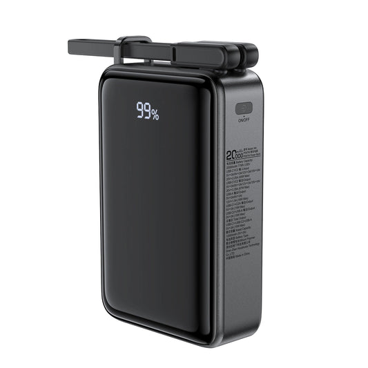 Εξωτερική Μπαταρία Acefast M4, 20000mAh, 67W, PD, 1 x USB-A - 2 x USB-C, Μαύρη