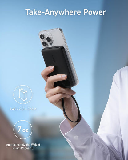 Εξωτερική Μπαταρία Anker PowerCore, 10000mAh, 22.5W, QC + PD, 1 x USB-A - 2 x USB-C, Μαύρη A1257G11
