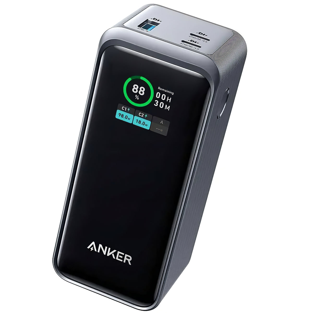 Εξωτερική Μπαταρία Anker Prime, 20000mAh, 200W, QC + PD, 1 x USB-A - 2 x USB-C, Μαύρη A1336011