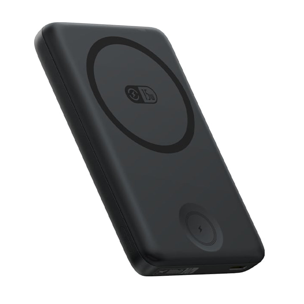 Baseus EnerFill FT11 External Battery Bank, 10000mAh, 27W, PD + QI + FQI, 2 x QI - 1 x USB-C, Black P1008210G123-00