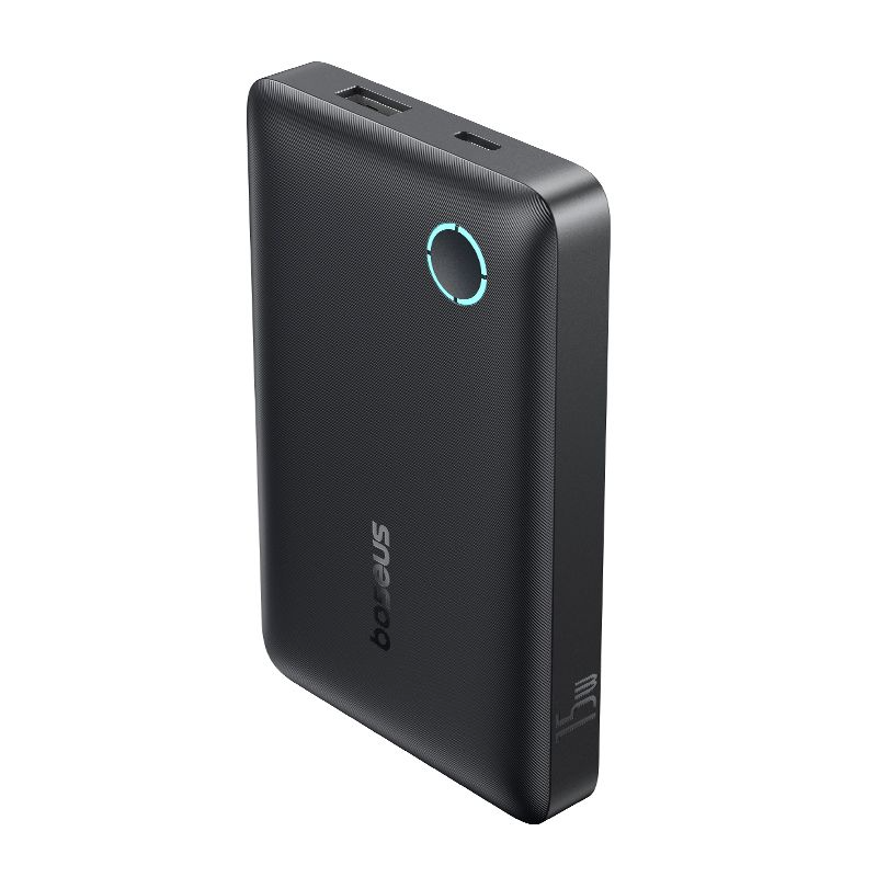 Εξωτερική Μπαταρία Baseus EnerFill FP11, 10000mAh, 15W, 1 x USB-A - 1 x USB-C, Μαύρο P1008210C123