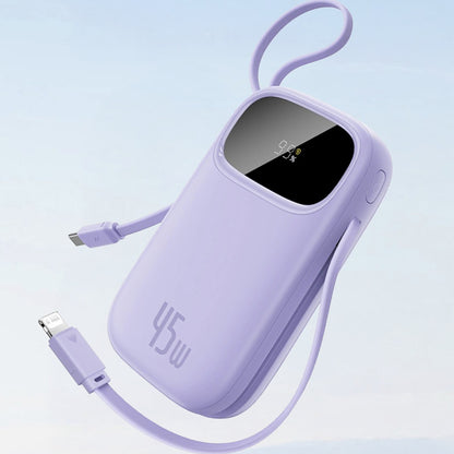 Baseus EnerFill FC31 Qpow 3 External Battery, 10000mAh, 45W, QC + PD, 1 x Lightning - 1 x USB-A - 2 x USB-C, Blue E0028C03