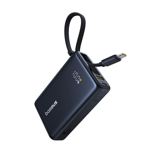Εξωτερική Μπαταρία Baseus PicoGo, 10000mAh, 45W, QC + PD, 1 x USB-A - 2 x USB-C, Μαύρη P10076803123-00