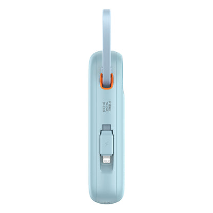 Baseus Qpow Pro+ External Battery, 10000mAh, 22.5W, QC + PD, 1 x Lightning - 1 x USB-A - 2 x USB-C, Blue P10055003313-00
