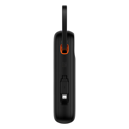 Baseus Qpow Pro+ External Battery, 20000mAh, 22.5W, QC + PD, 1 x Lightning - 1 x USB-A - 2 x USB-C, Black P10055002113-00