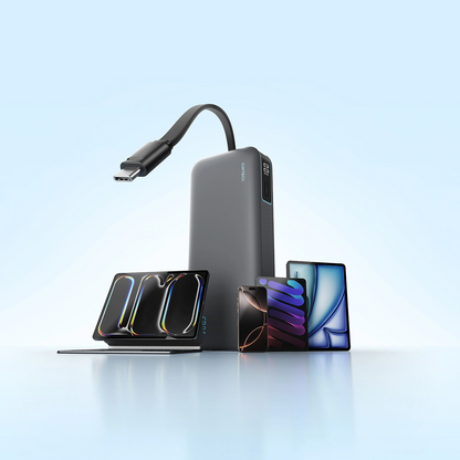 Εξωτερική Μπαταρία Cuktech LPB200N, 20000mAh, 40W, QC + PD, 1 x USB-A - 2 x USB-C, Μαύρη CUKL200NMXGR
