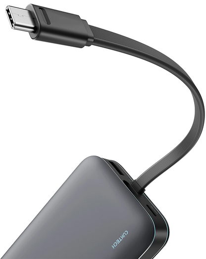 Εξωτερική Μπαταρία Cuktech LPB200N, 20000mAh, 40W, QC + PD, 1 x USB-A - 2 x USB-C, Μαύρη CUKL200NMXGR
