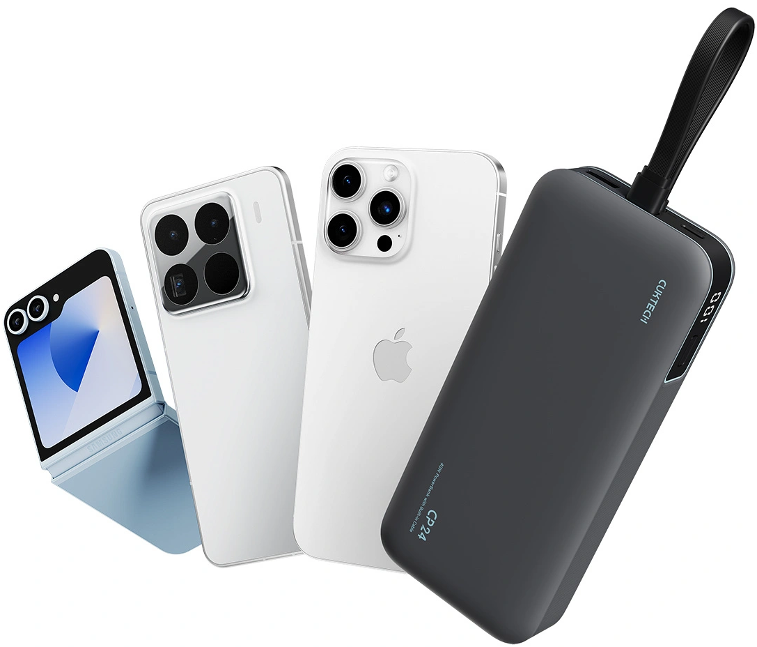 Εξωτερική Μπαταρία Cuktech LPB200N, 20000mAh, 40W, QC + PD, 1 x USB-A - 2 x USB-C, Μαύρη CUKL200NMXGR