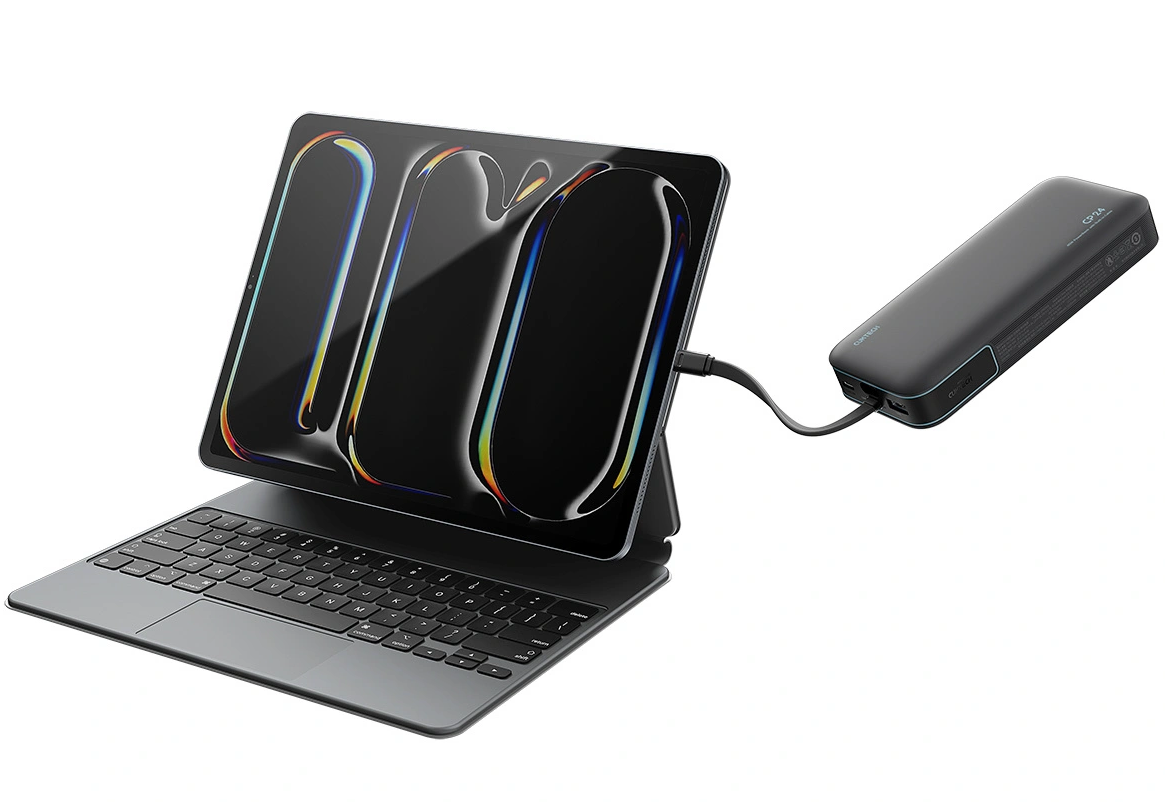 Εξωτερική Μπαταρία Cuktech LPB200N, 20000mAh, 40W, QC + PD, 1 x USB-A - 2 x USB-C, Μαύρη CUKL200NMXGR