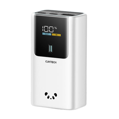 Εξωτερική Μπαταρία Cuktech PB1055, 10000mAh, 55W, QC + PD, 1 x USB-A - 2 x USB-C, Γκρι CKPB1055GBTG