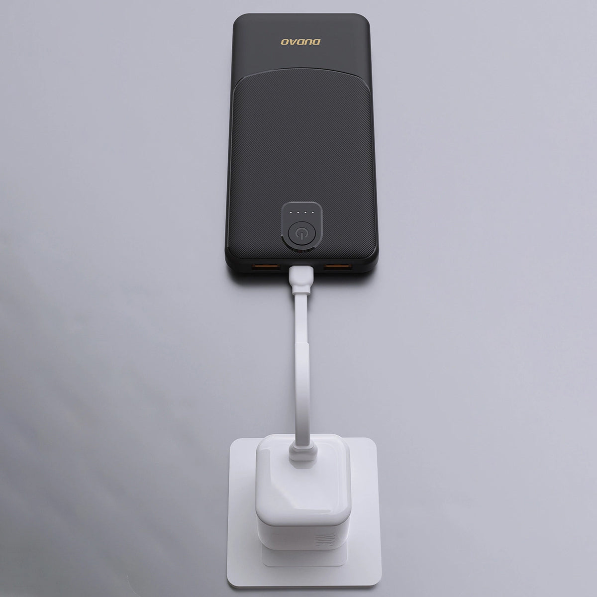 Dudao K10 External Battery, 10000mAh, 12W, 2 x USB-A, Black
