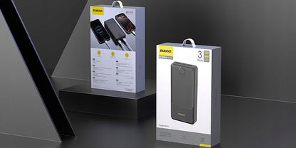 Εξωτερική Μπαταρία Dudao K10Pro, 20000mAh, 12W, 2 x USB-A, Μαύρη