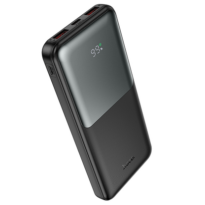 Εξωτερική μπαταρία HOCO J136, 10000 mAh, 22,5 W, QC + PD, 1 x USB-C - 2 x USB-A, Μαύρη